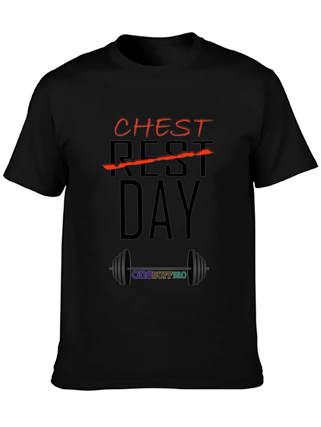 Chest Day T-Shirt - OneBuffBro Gym Apparel product image 3