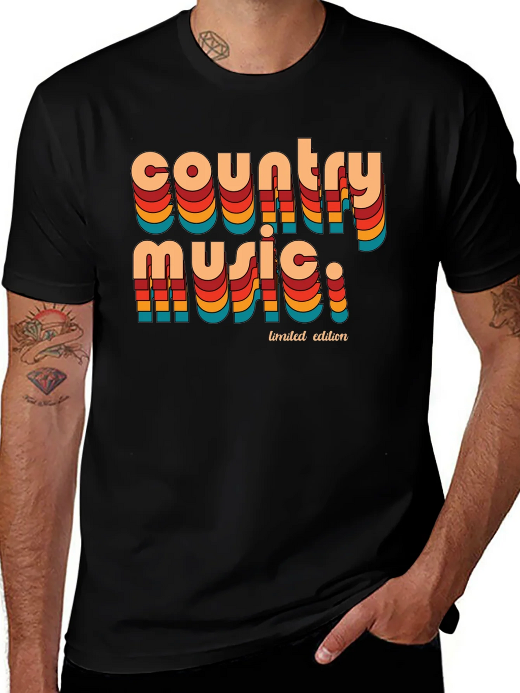 Country Music Limited Edition Retro Graphic T-Shirt product image 1