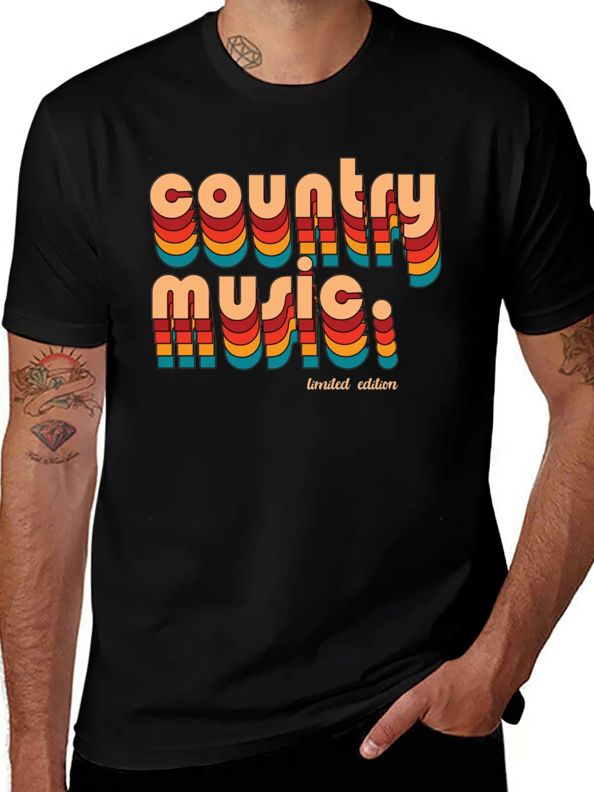 Country Music Limited Edition Retro Graphic T-Shirt product image 1