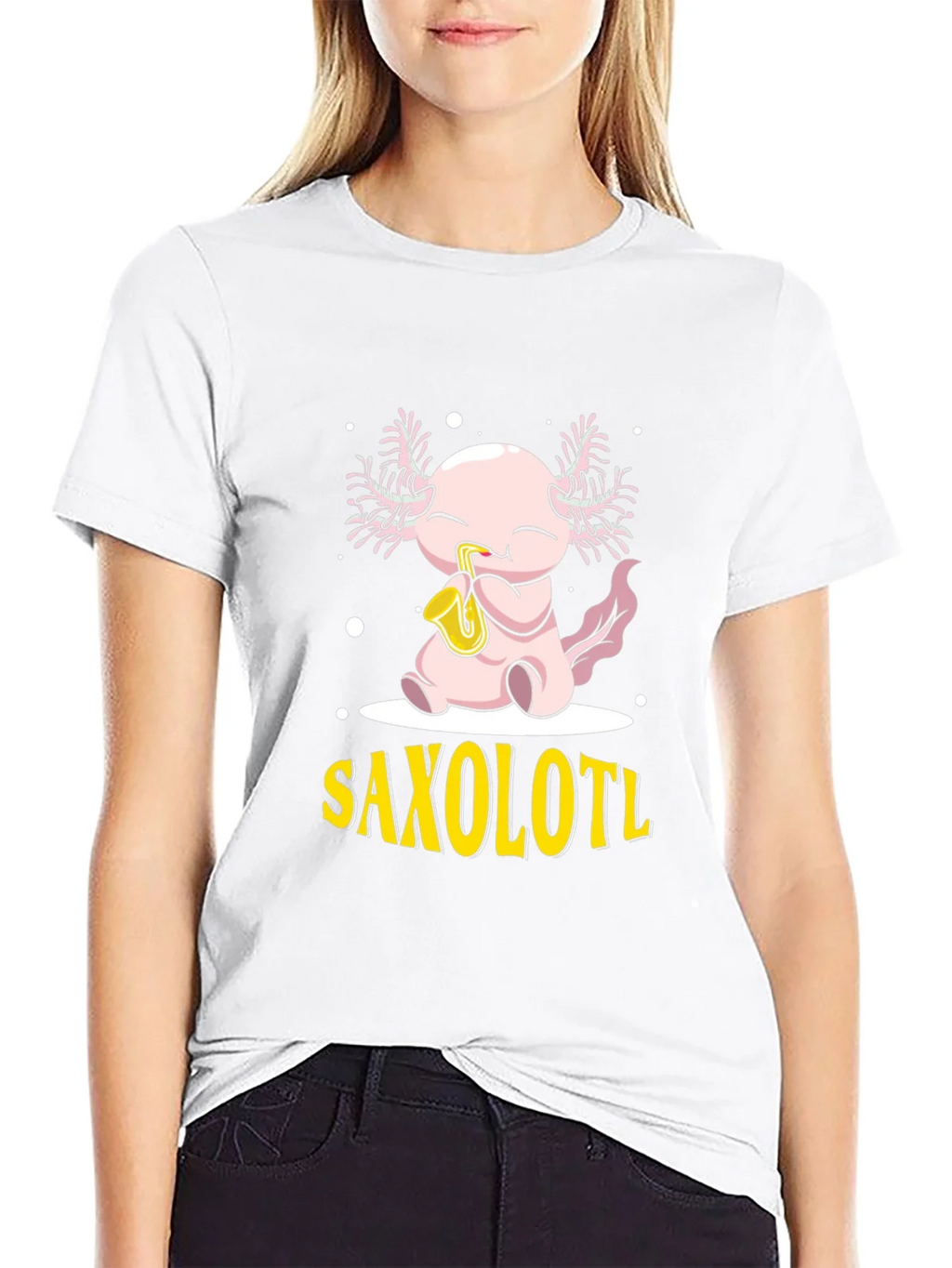Saxolotl Axolotl Saxophone T-Shirt product image 8