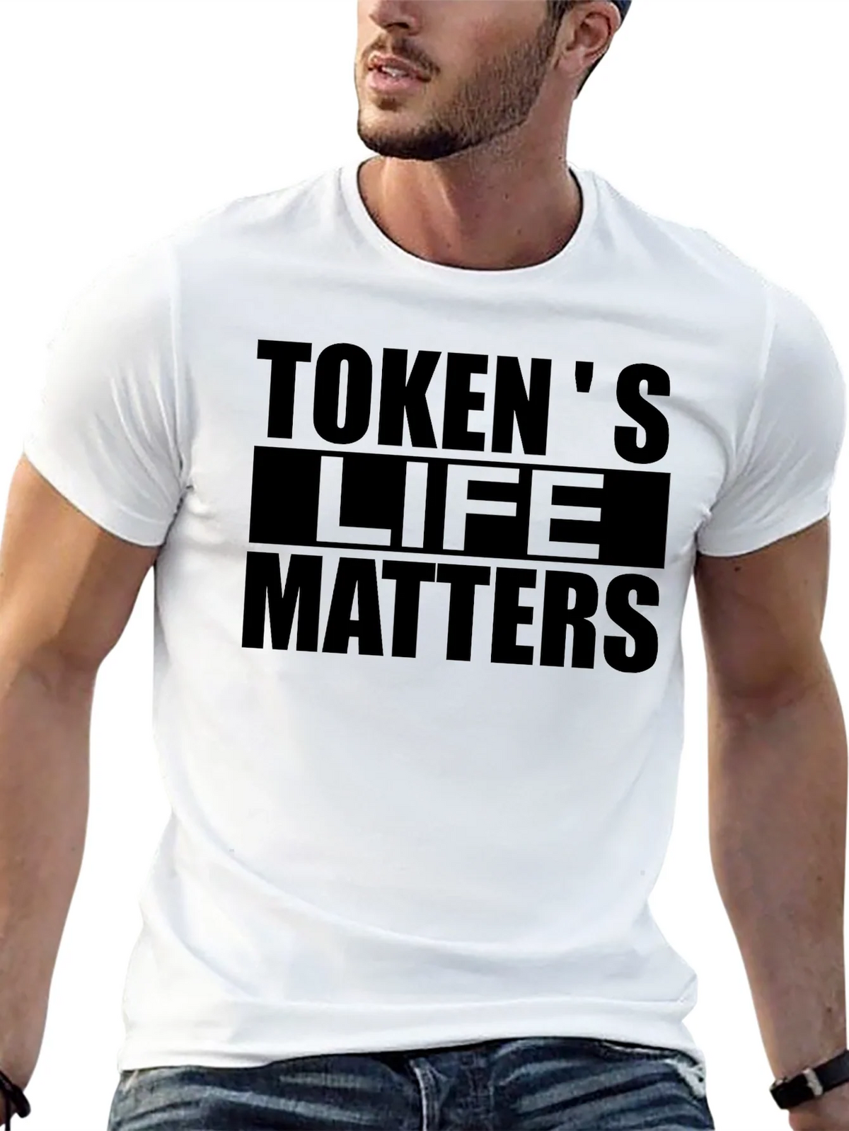 Tokens Life Matters Graphic T-Shirt - Black product image 6