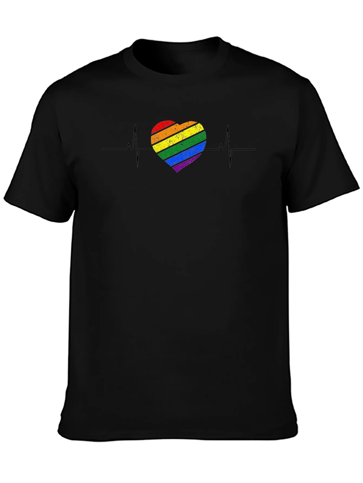Pride Heartbeat T-Shirt - LGBTQ+ Love & Equality Tee product image 3