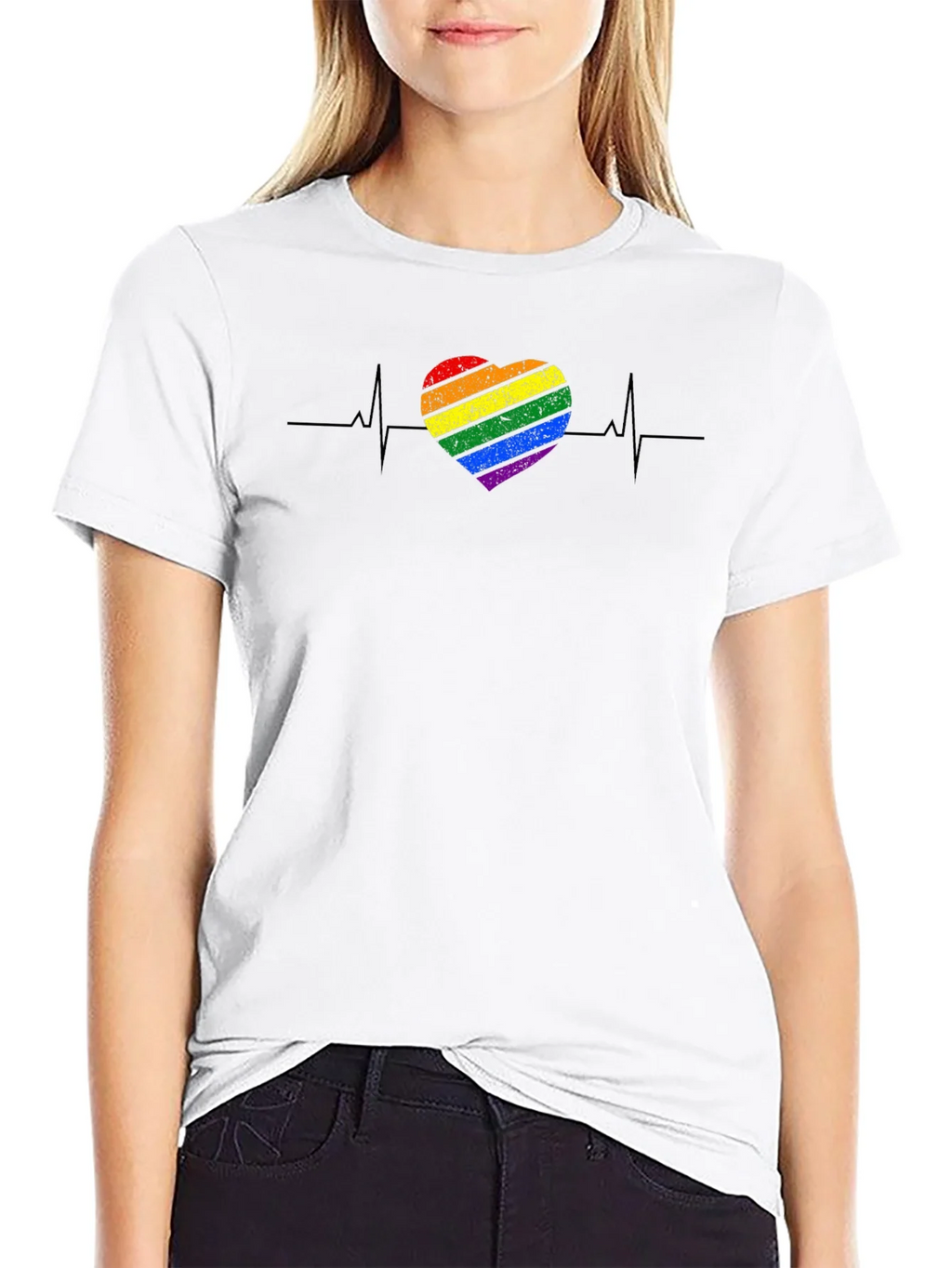 Pride Heartbeat T-Shirt - LGBTQ+ Love & Equality Tee product image 8