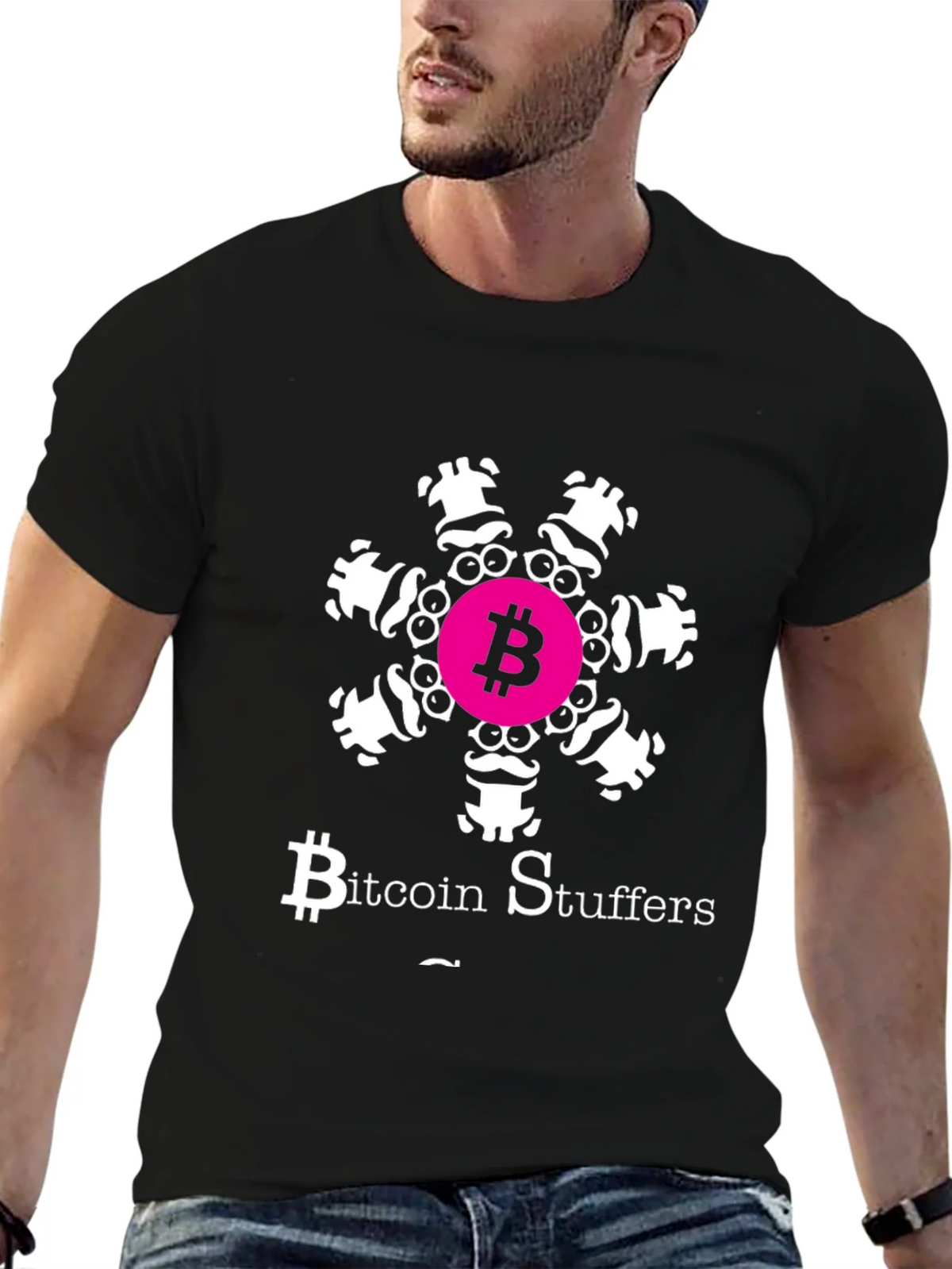 Bitcoin Stuffers Funny Graphic Tee product image 6