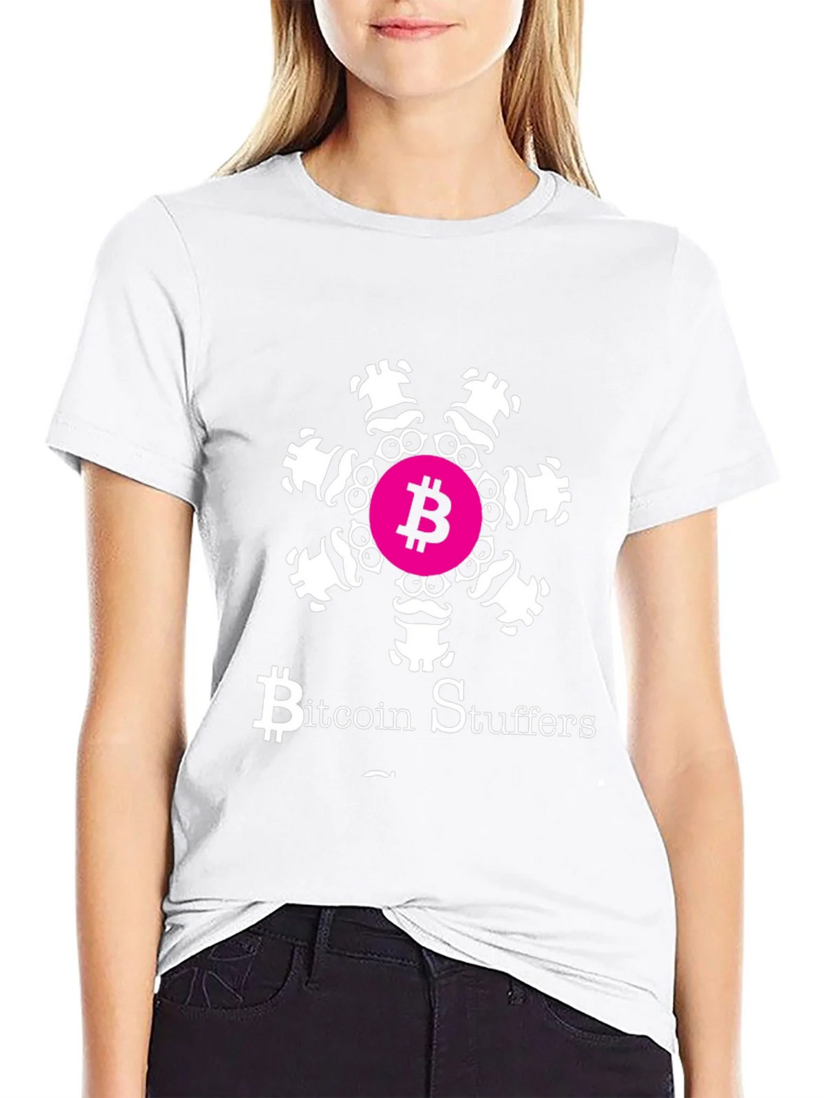 Bitcoin Stuffers Funny Graphic Tee product image 8