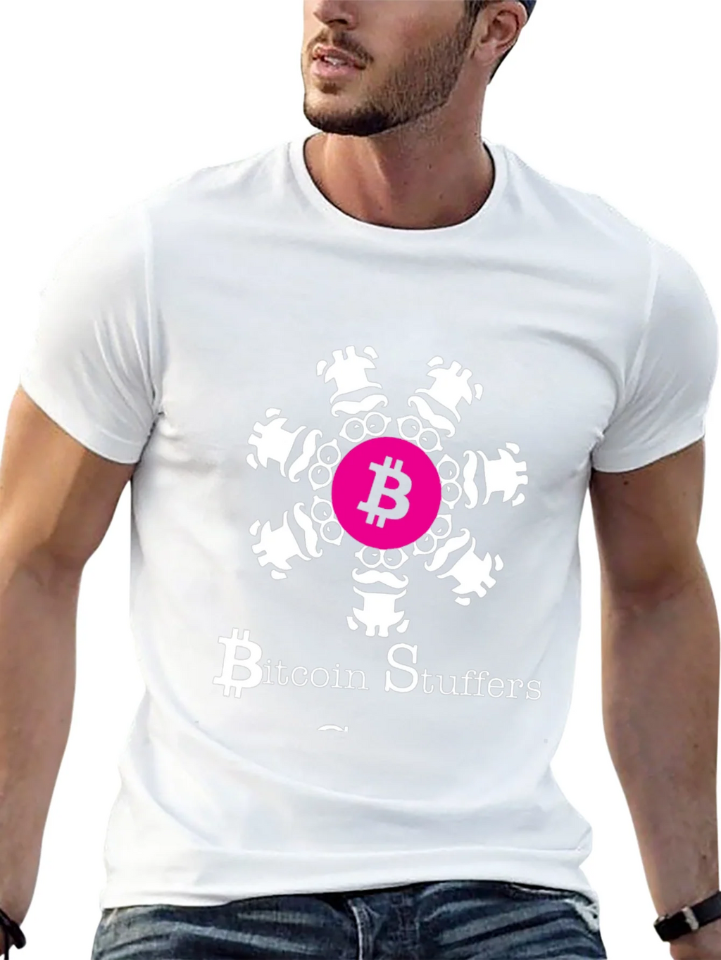 Bitcoin Stuffers Funny Graphic Tee product image 12