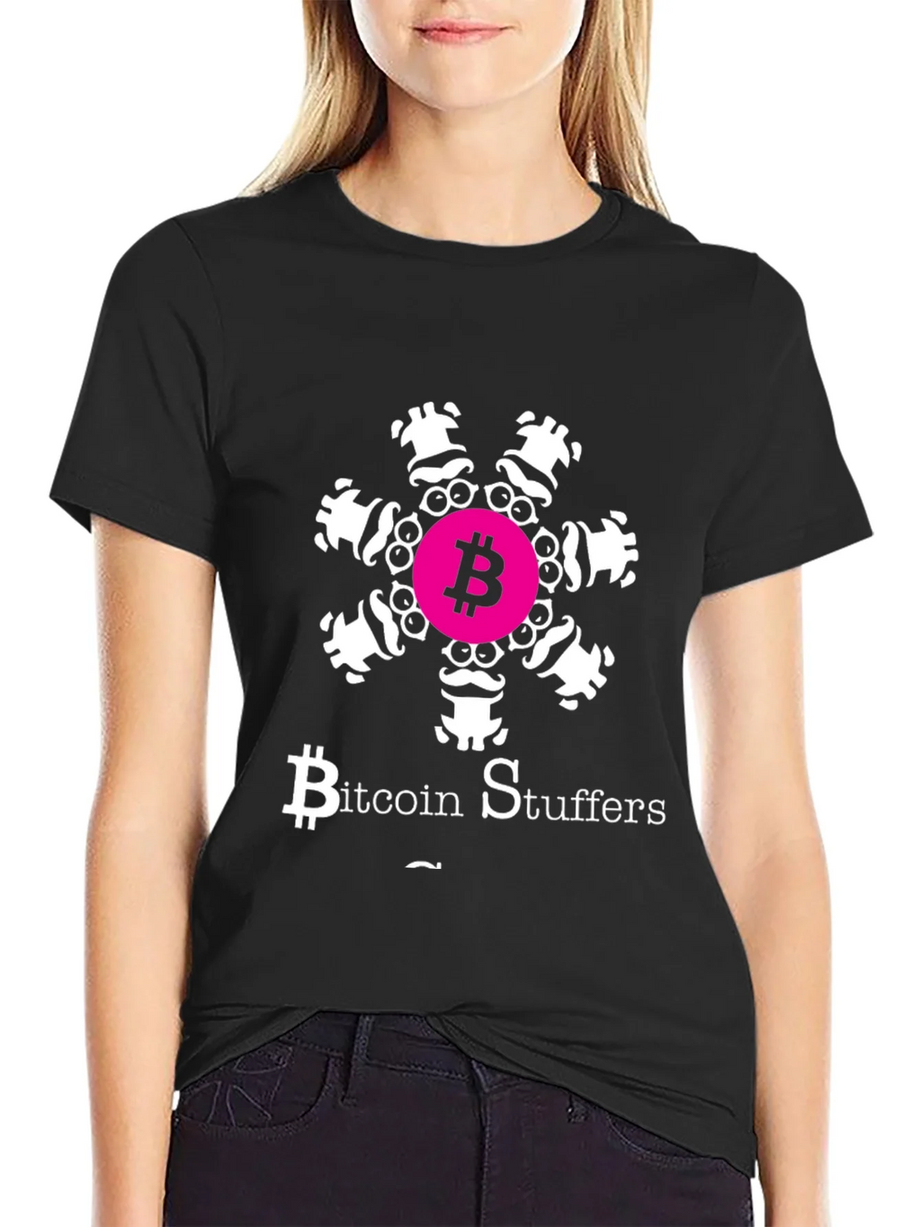 Bitcoin Stuffers Funny Graphic Tee product image 2
