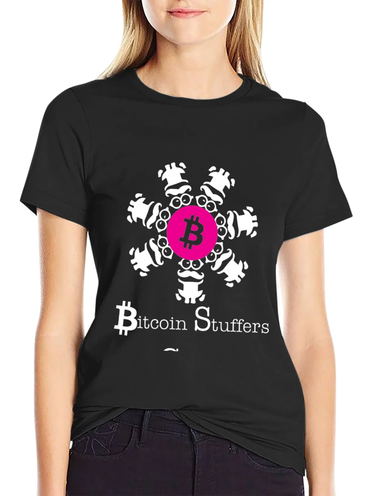 Bitcoin Stuffers Funny Graphic Tee product image 2