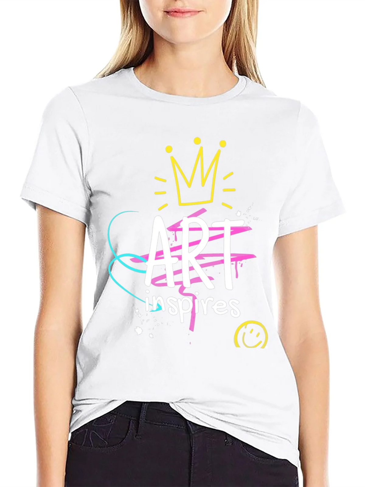 Art Inspires Black Graphic Tee product image 6