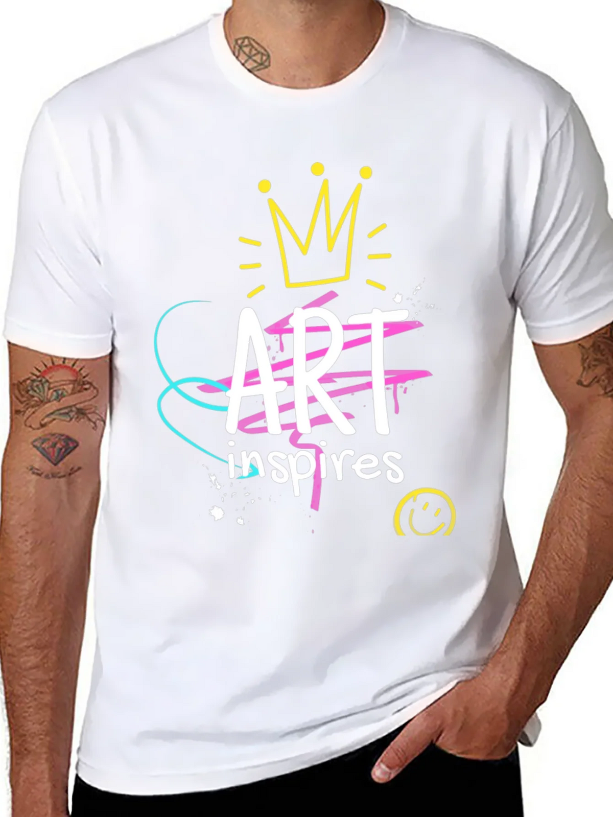 Art Inspires Black Graphic Tee product image 5
