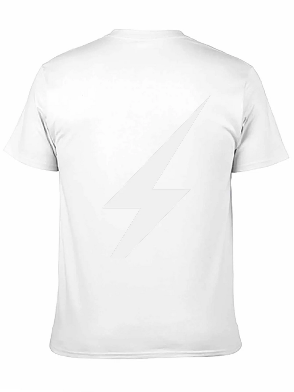 Lightning Bolt Graphic Tee - Sleek Black Cotton T-Shirt product image 10
