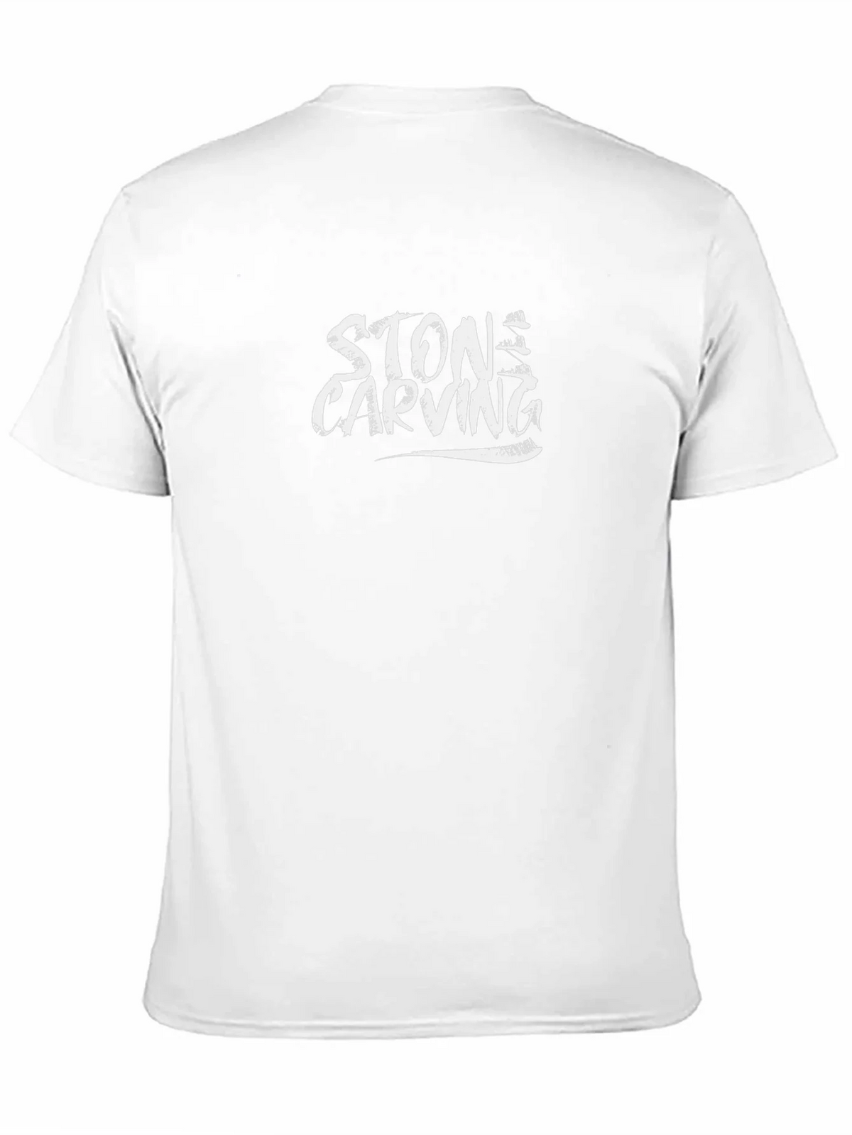 Stone Carving Graphic Black T-Shirt product image 10