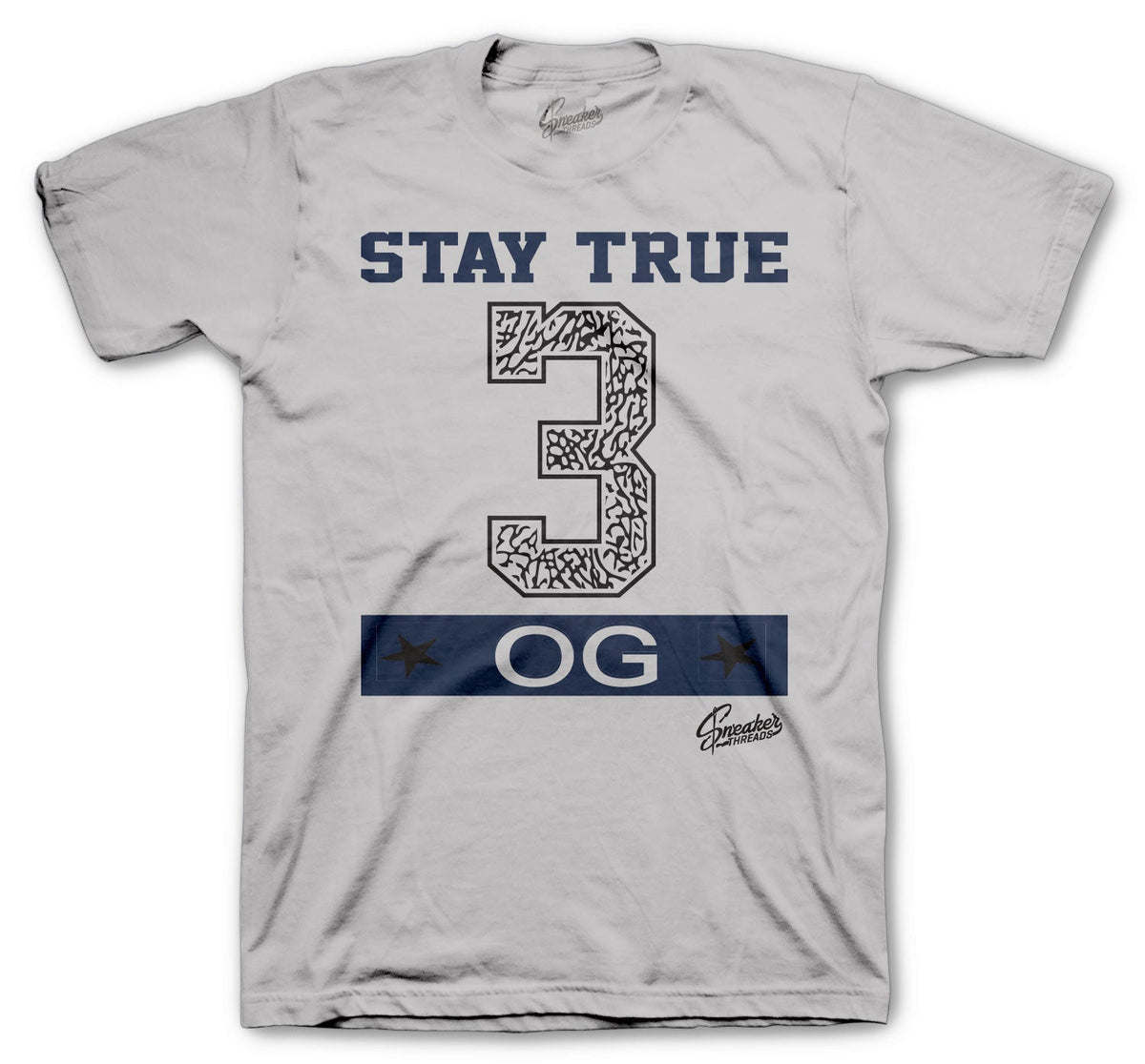 Retro 3 Midnight Navy Stay True Shirt