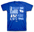 Retro 1 Hyper Royal  Love Kicks Shirt