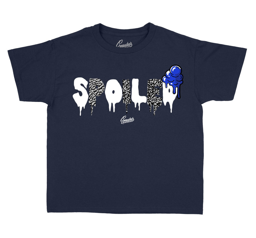 Kids -Midnight Navy 3 Spoiled Shirt