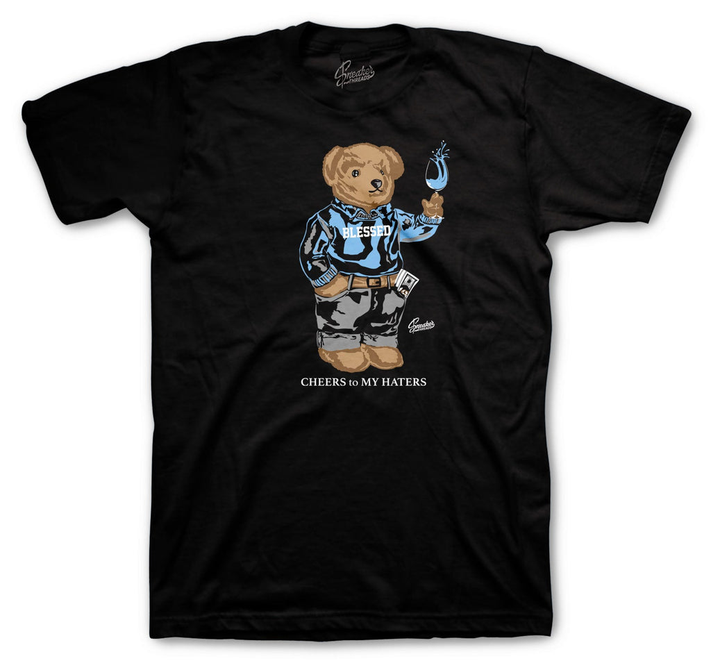 Retro 1 University Blue Cheers Bear Shirt