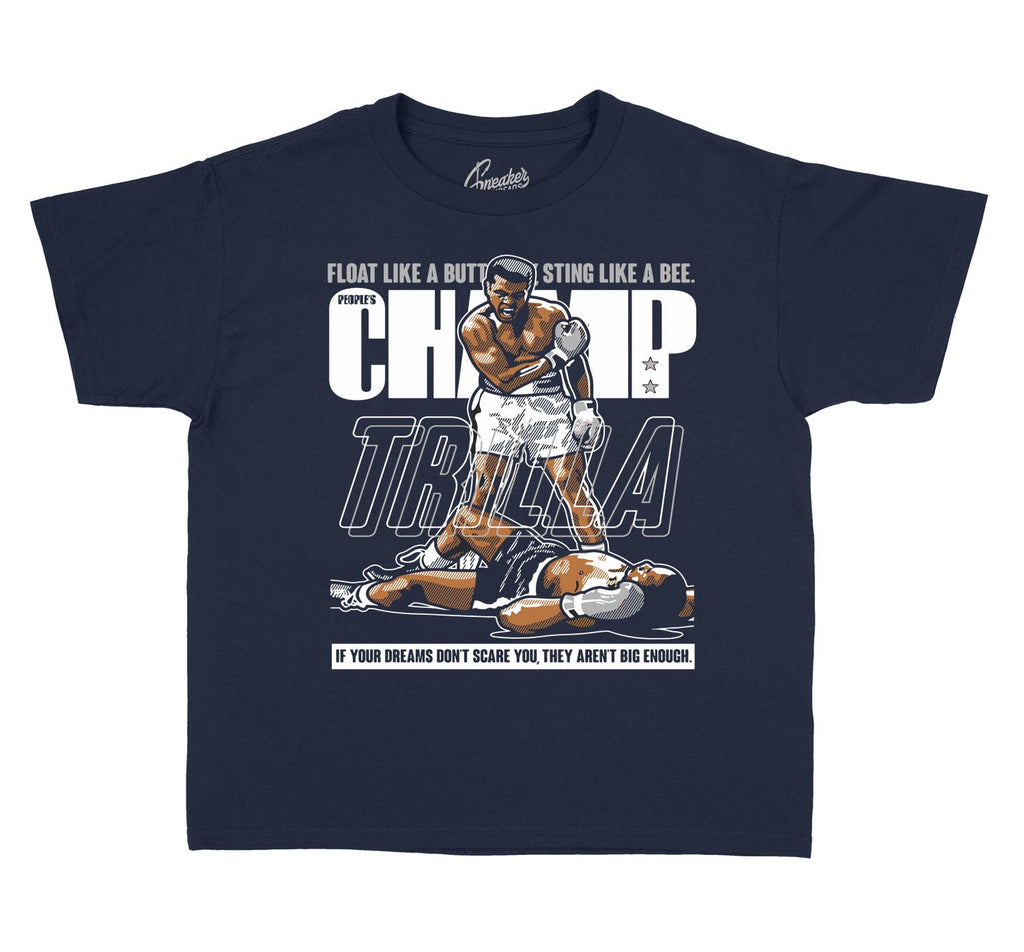 Kids -Midnight Navy 3 Trilla Shirt