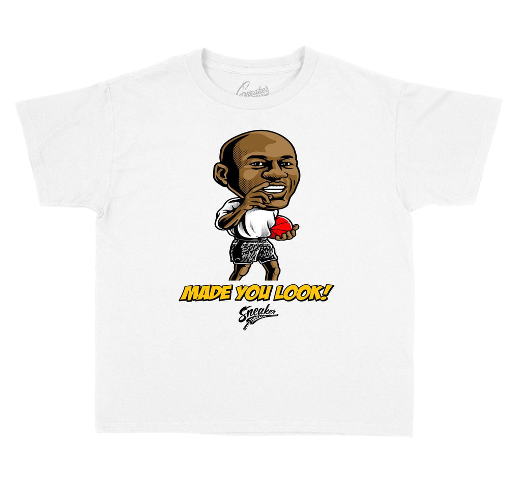Kids- Cool Grey 3 Made You Look Shirt