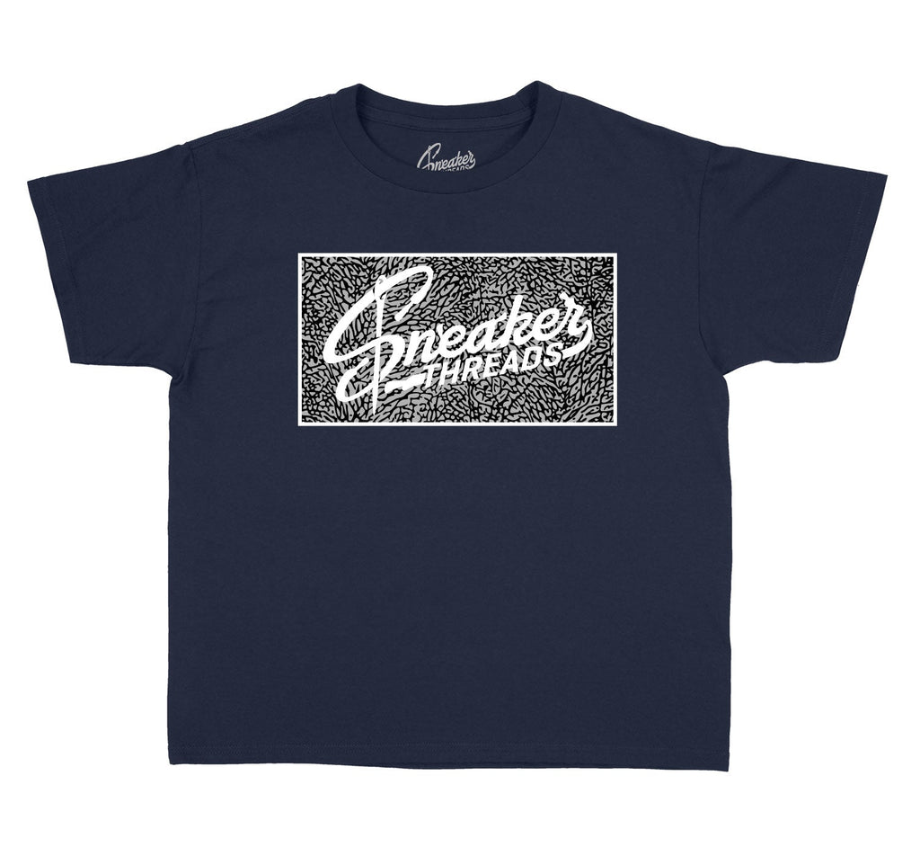Kids -Midnight Navy 3 ST Box Shirt