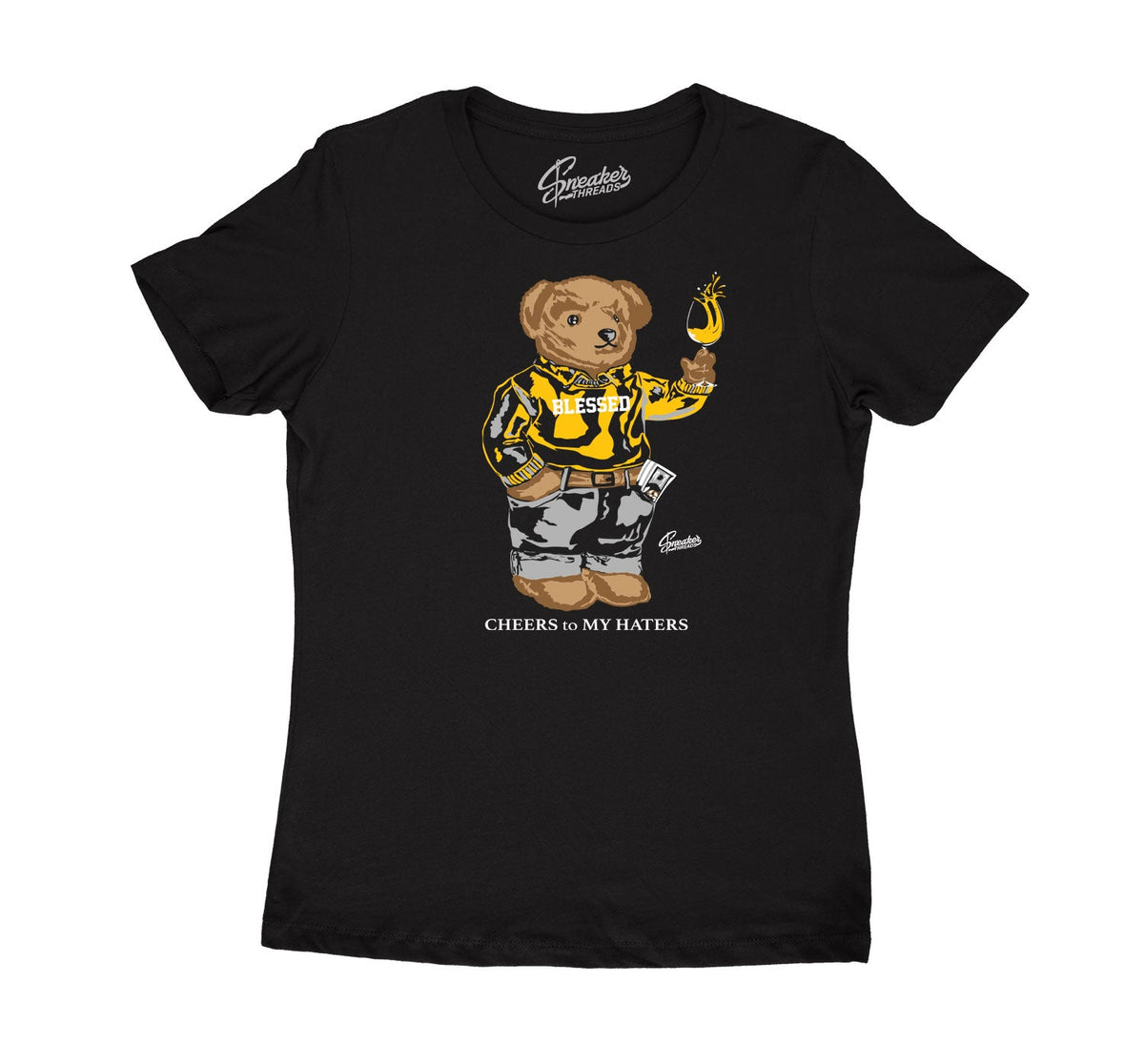 Womens - Cool Grey 3 Cheers Bear Shirt