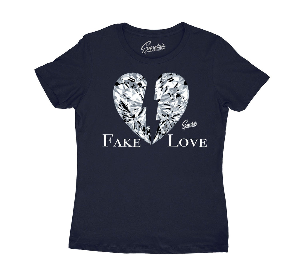 Womens -Midnight Navy 3 Love Shirt