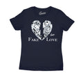 Womens -Midnight Navy 3 Love Shirt