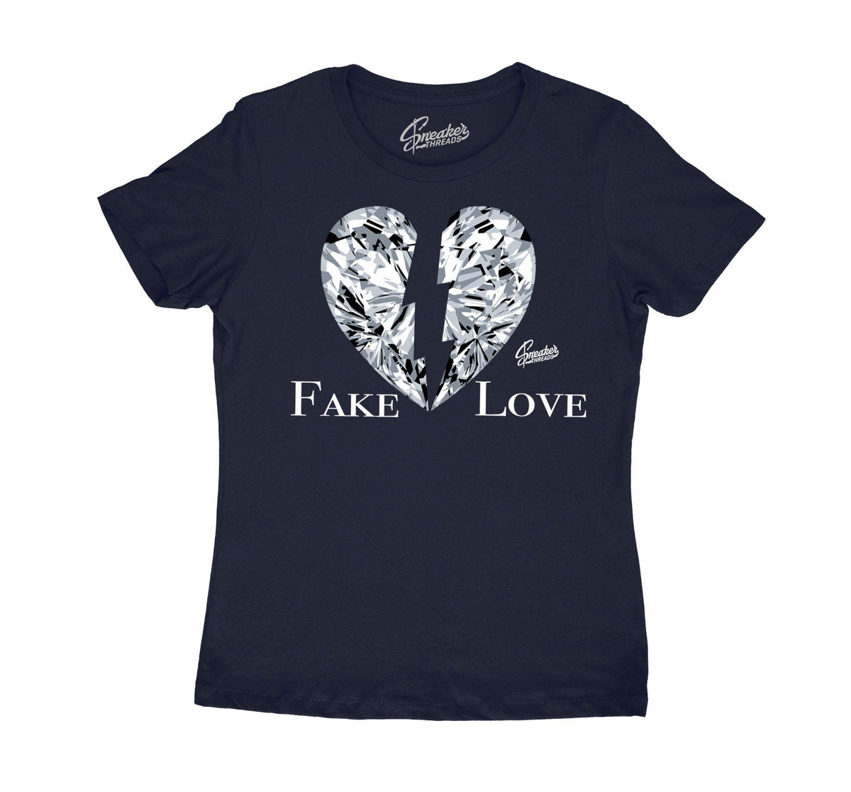 Womens -Midnight Navy 3 Love Shirt