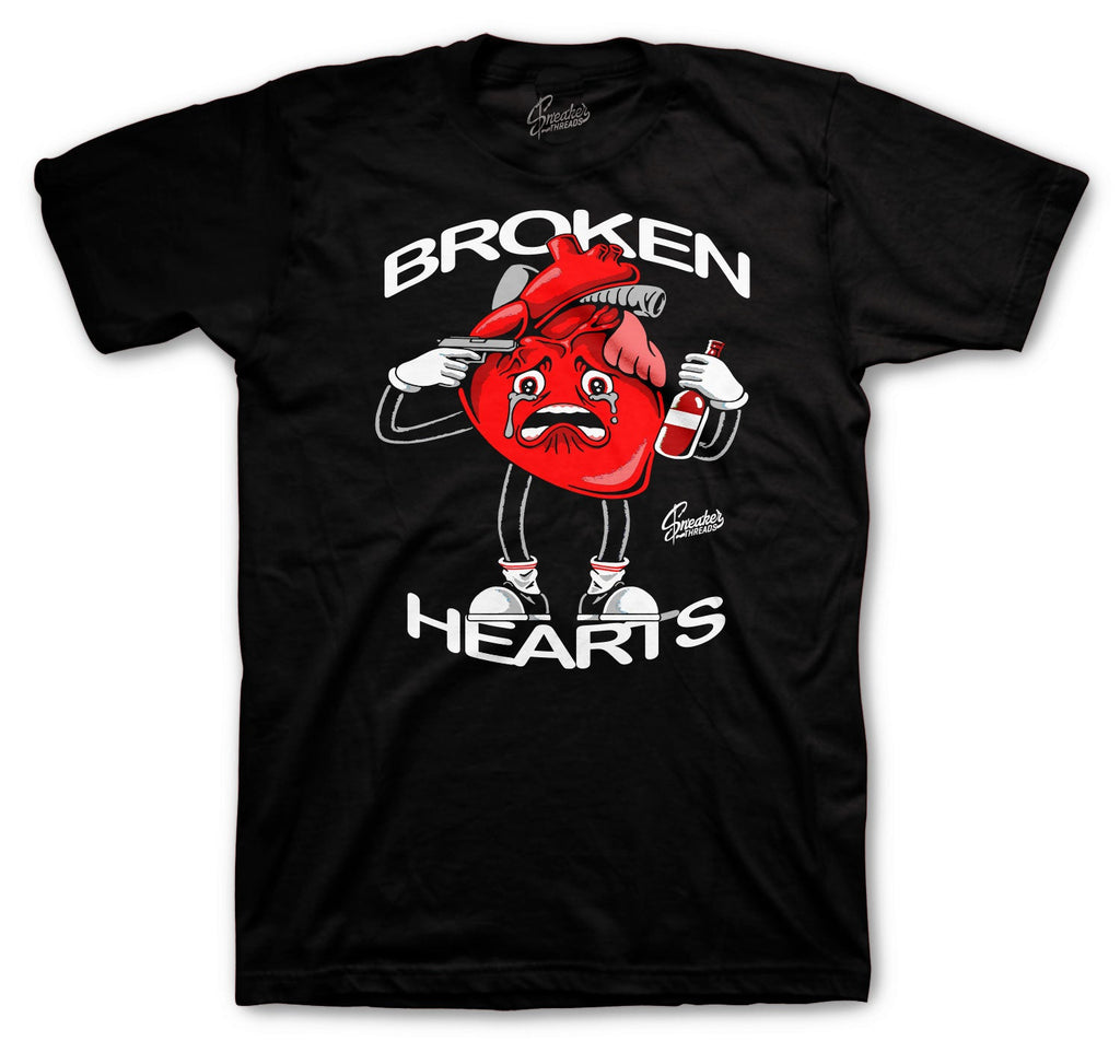 Retro 5 Raging Bull Broken Hearts Shirt