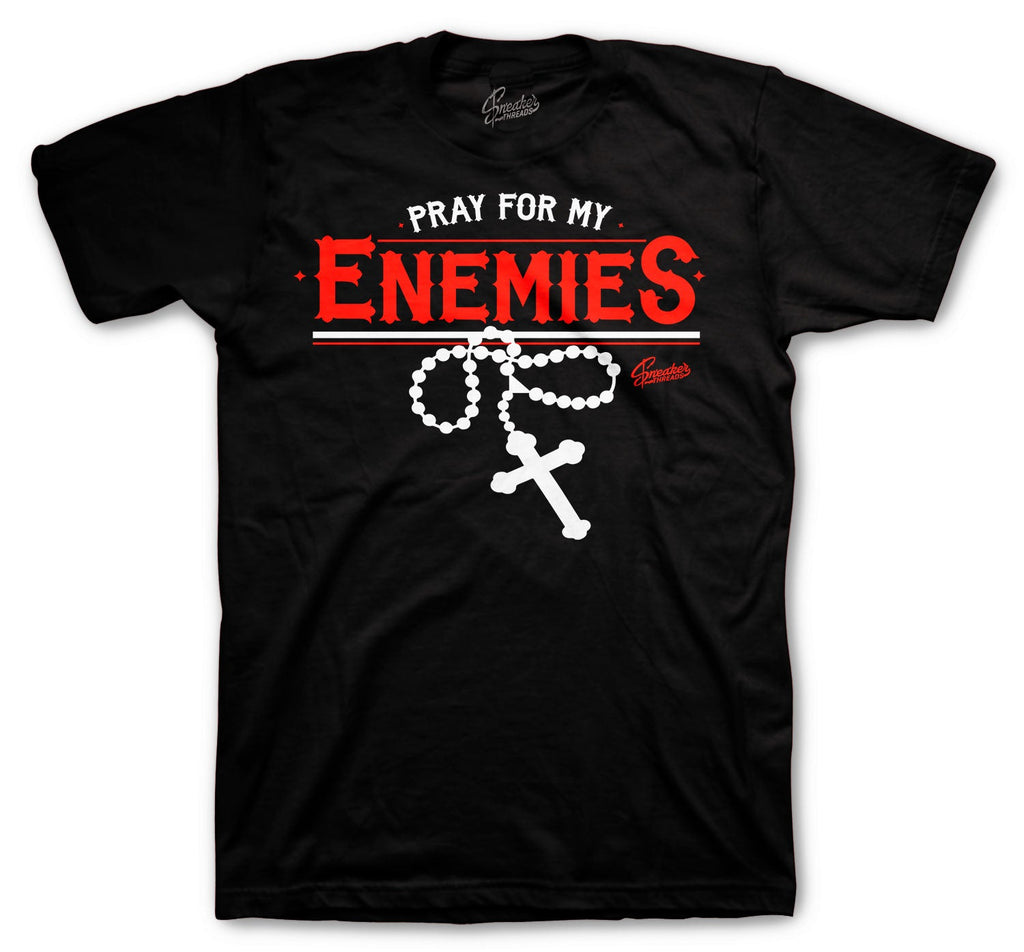 Retro 5 Raging Bull Pray for  my Enemies Shirt
