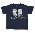 Kids -Midnight Navy 3 Love Shirt