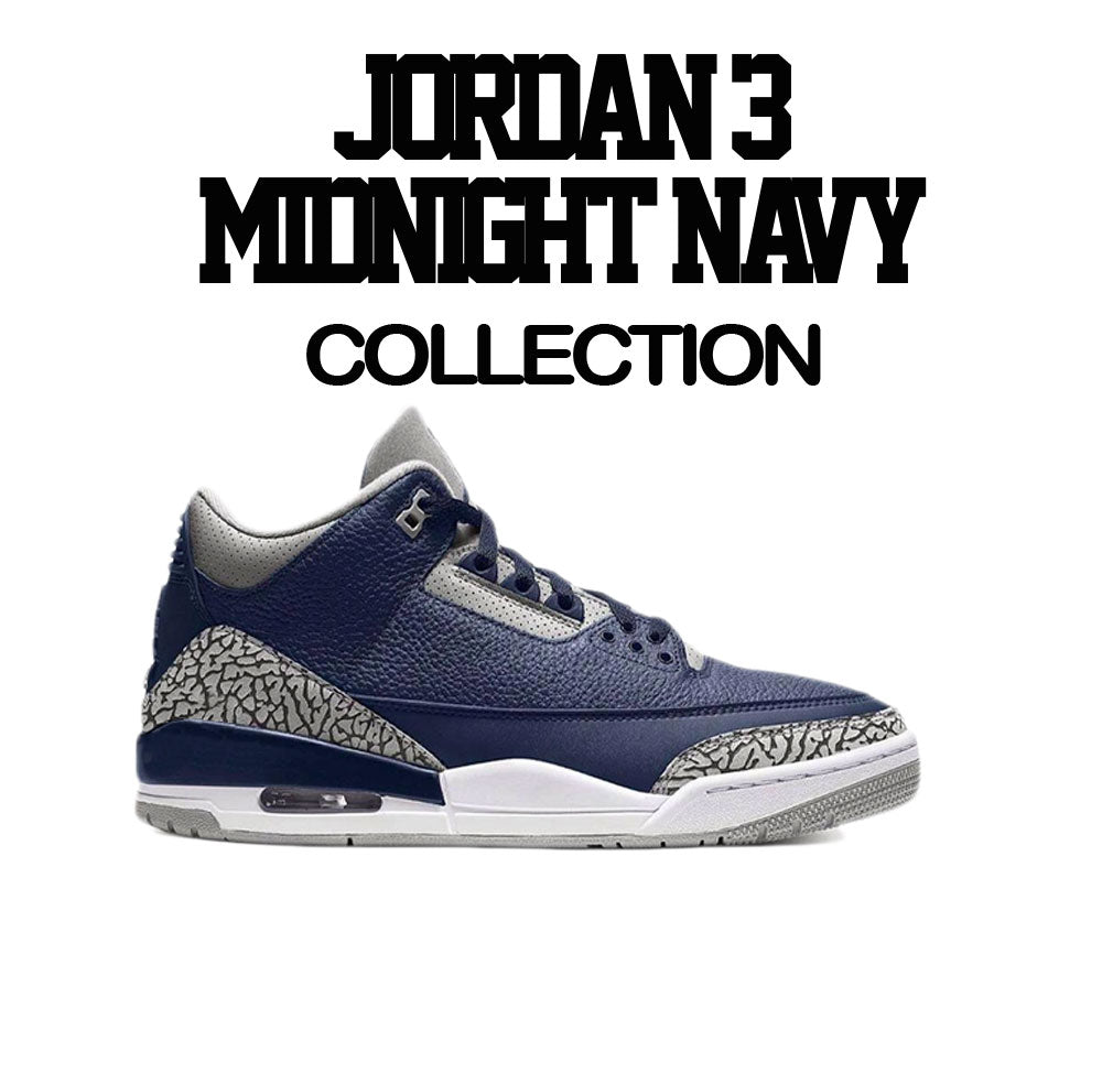 Retro 3 Midnight Navy Love Shirt