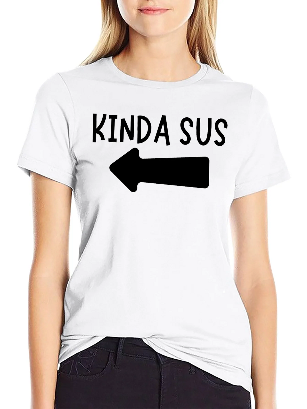 Kinda Sus Black T-Shirt product image 6