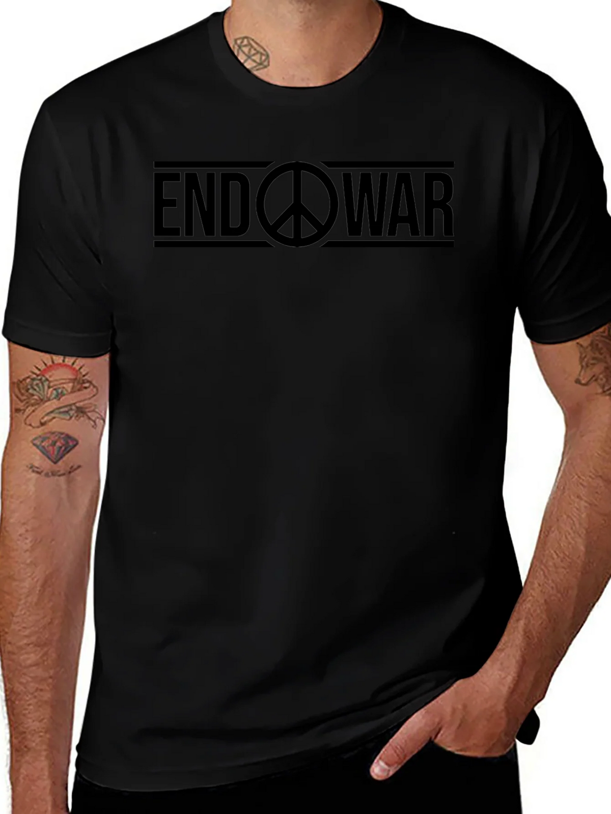 End War Graphic Tee - Peace Movement T-Shirt product image 1