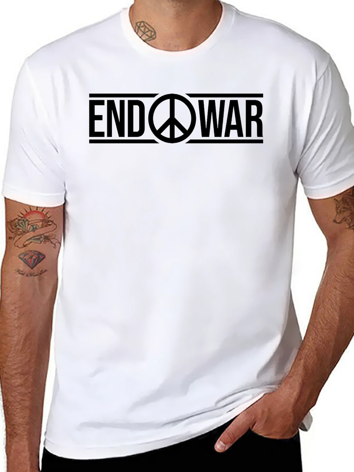 End War Graphic Tee - Peace Movement T-Shirt product image 7