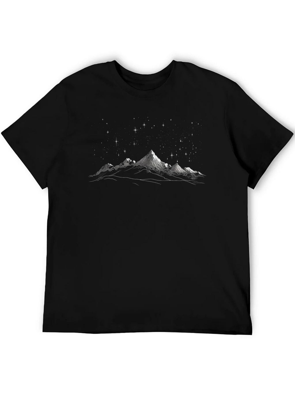Black Mountain Starry Night T-Shirt product image 5