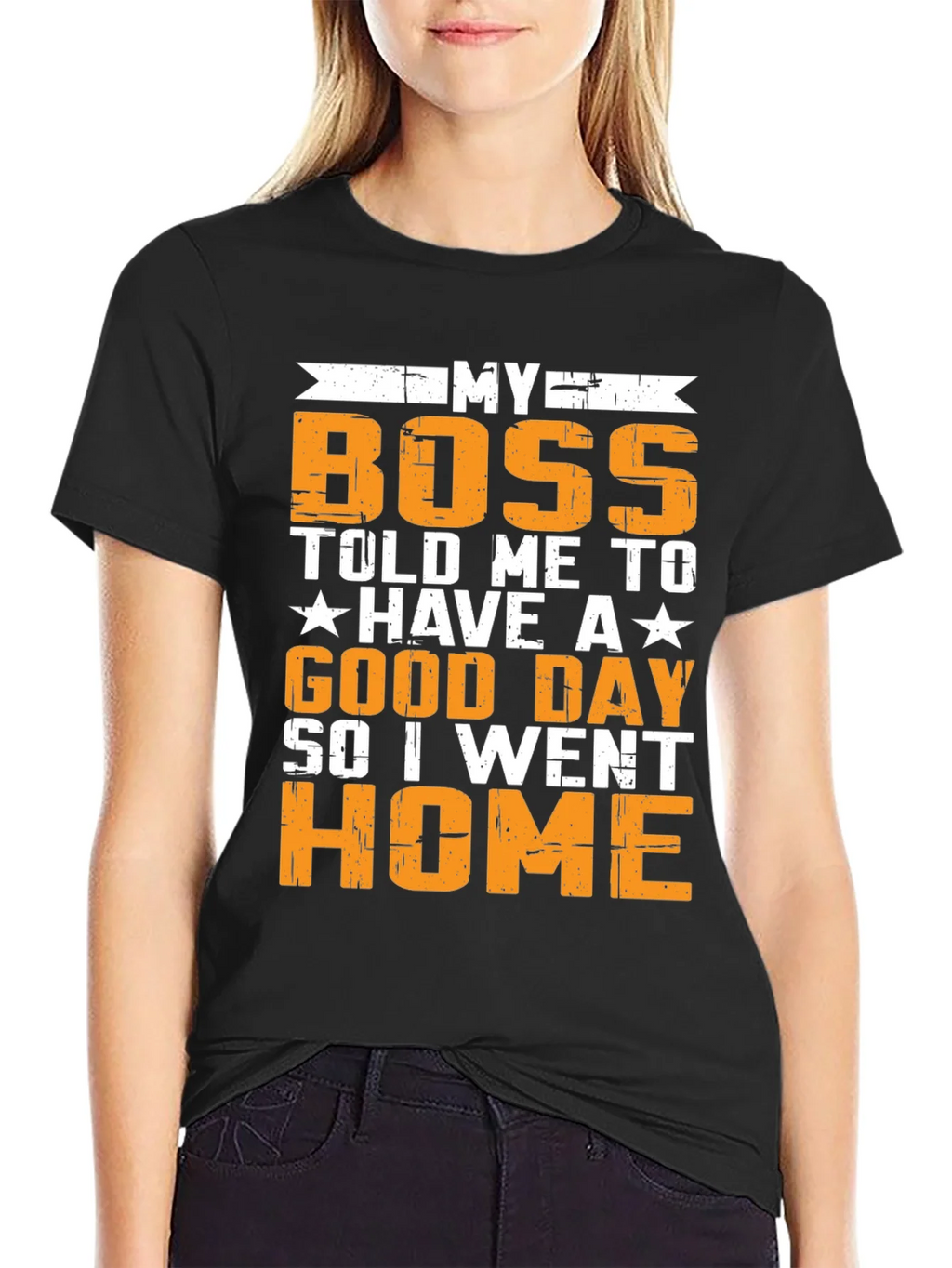 Funny My Boss Graphic T-Shirt product image 2
