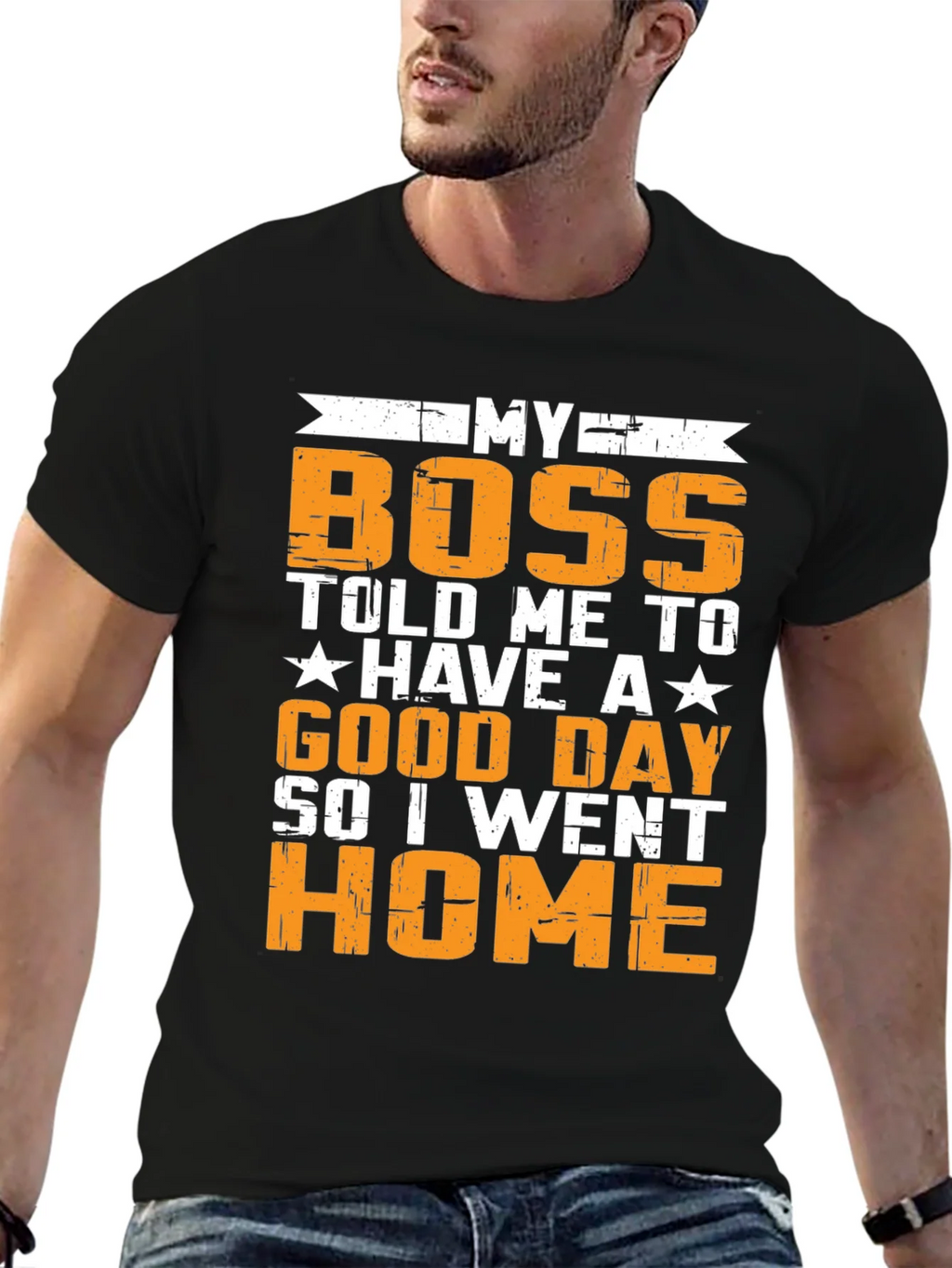 Funny My Boss Graphic T-Shirt product image 6
