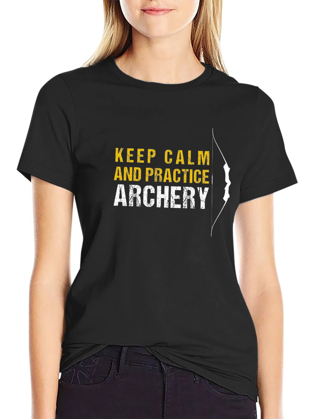 Archery Practice T-Shirt - Keep Calm product image 2