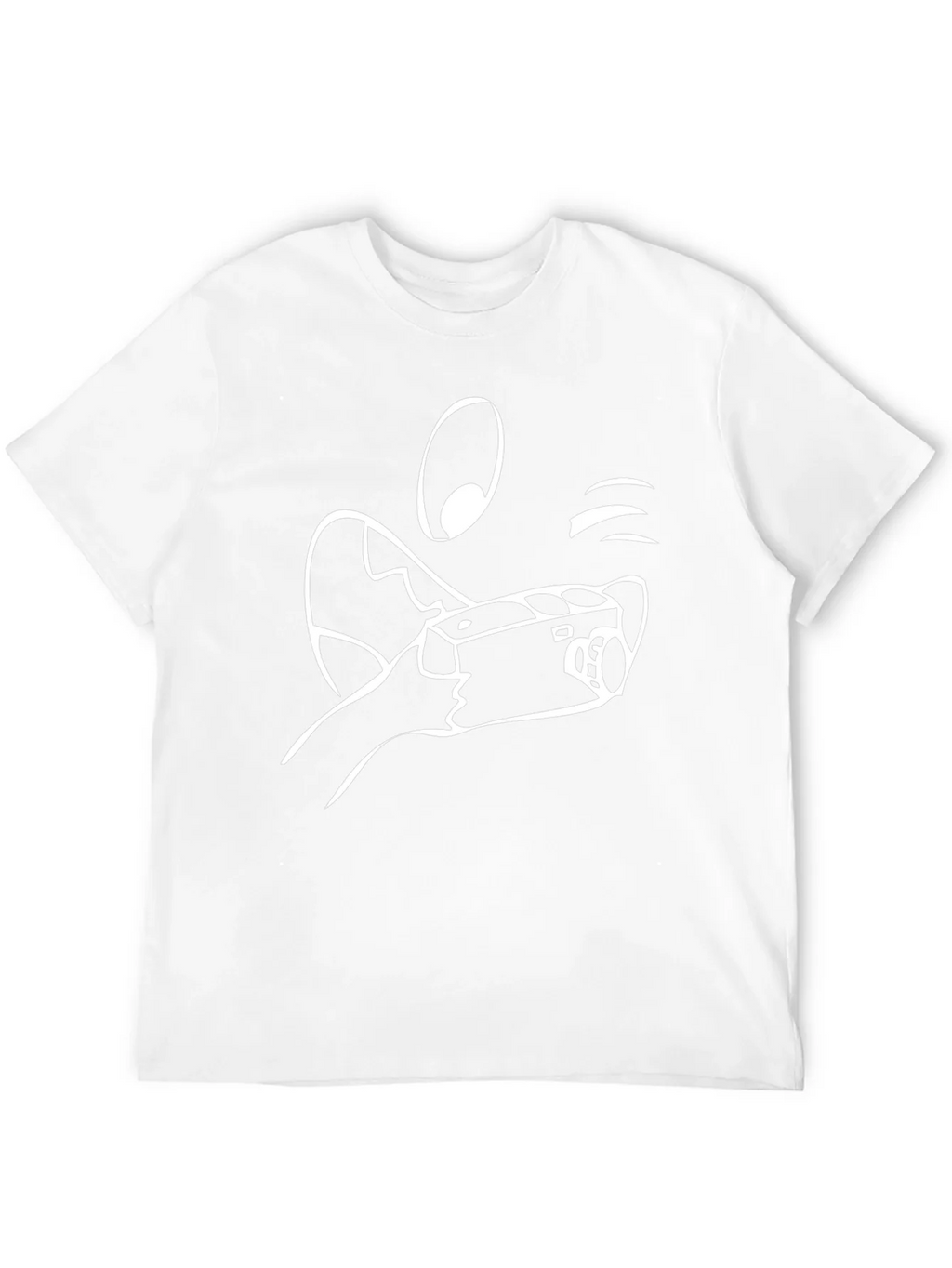 Cartoon Camera Black Tee Shirt product image 3
