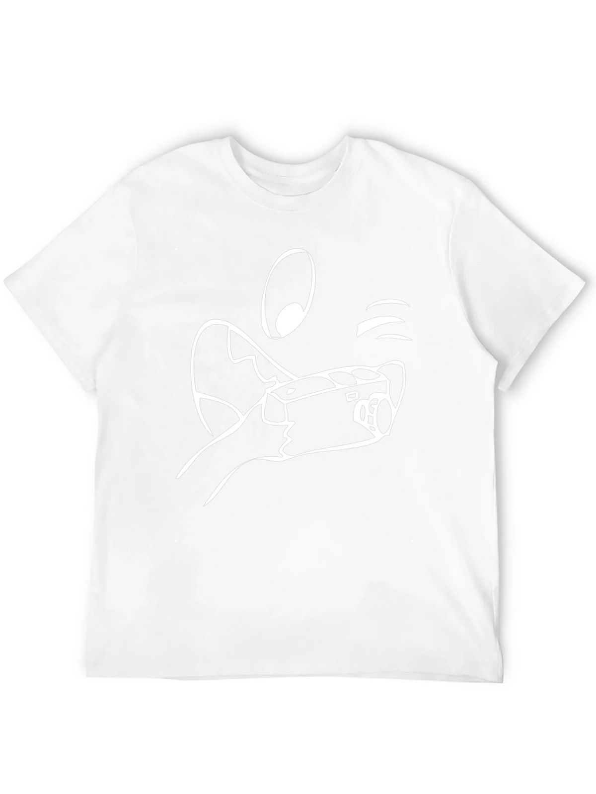 Cartoon Camera Black Tee Shirt product image 3