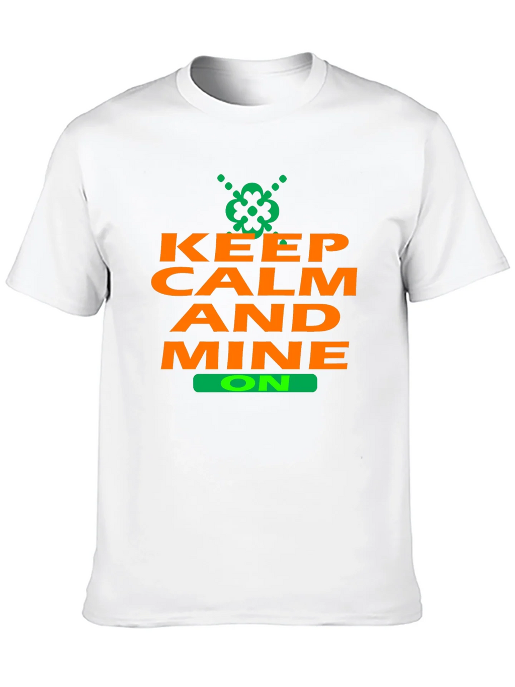 Keep Calm and Mine On T-Shirt - Black product image 9