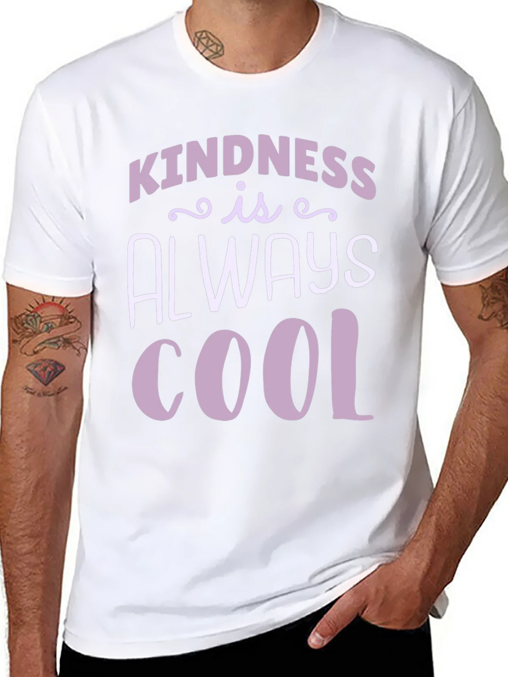 Kindness Is Always Cool Black T-Shirt product image 7