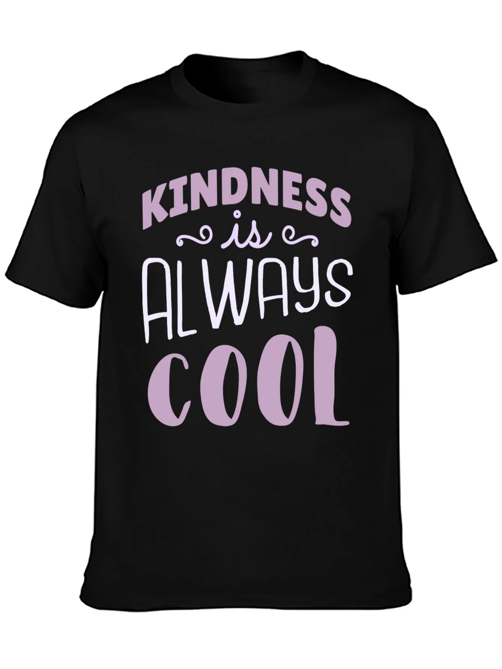 Kindness Is Always Cool Black T-Shirt product image 3