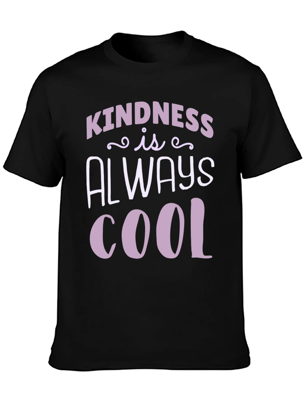 Kindness Is Always Cool Black T-Shirt product image 3