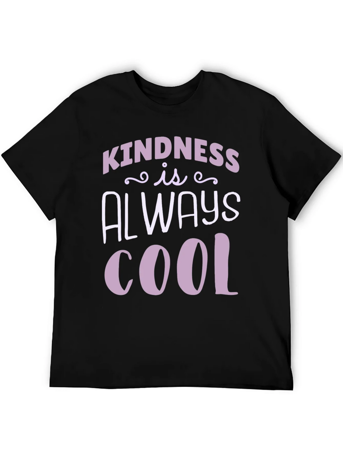 Kindness Is Always Cool Black T-Shirt product image 5