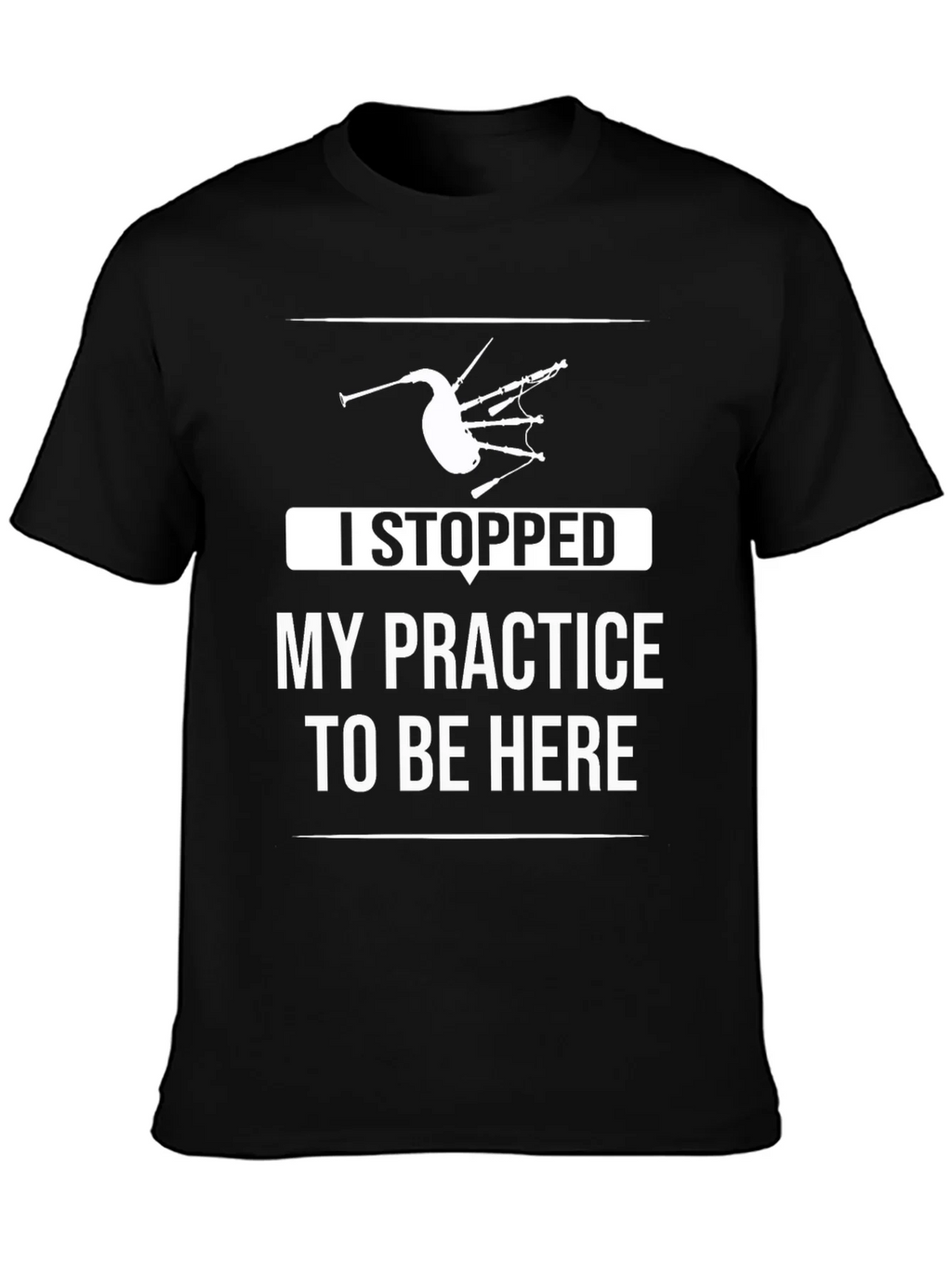 Bagpipe Practice T-Shirt - Funny Musician Tee product image 3
