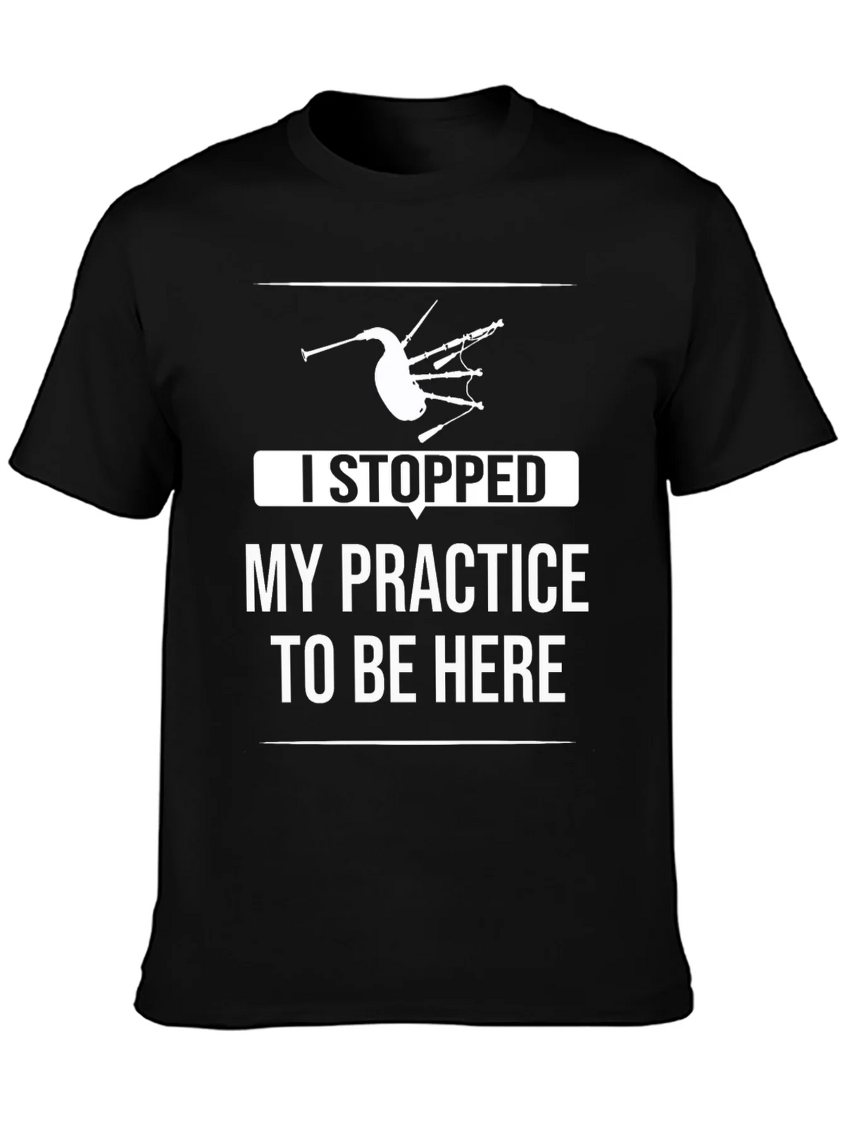 Bagpipe Practice T-Shirt - Funny Musician Tee product image 3