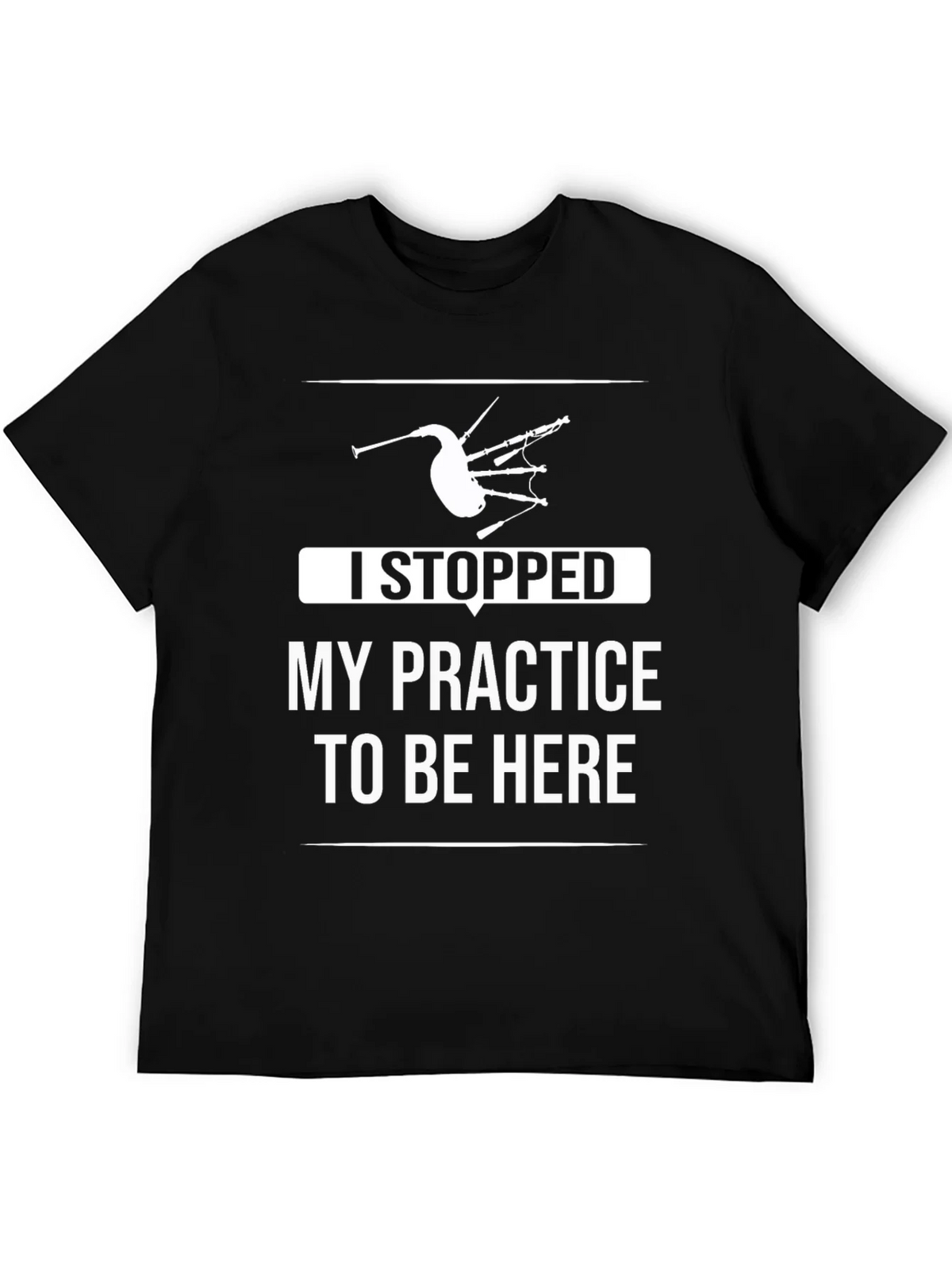 Bagpipe Practice T-Shirt - Funny Musician Tee product image 4