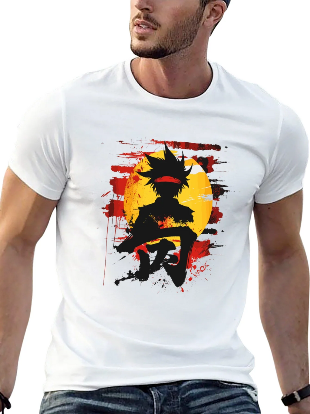 Anime Silhouette Graphic Tee product image 8