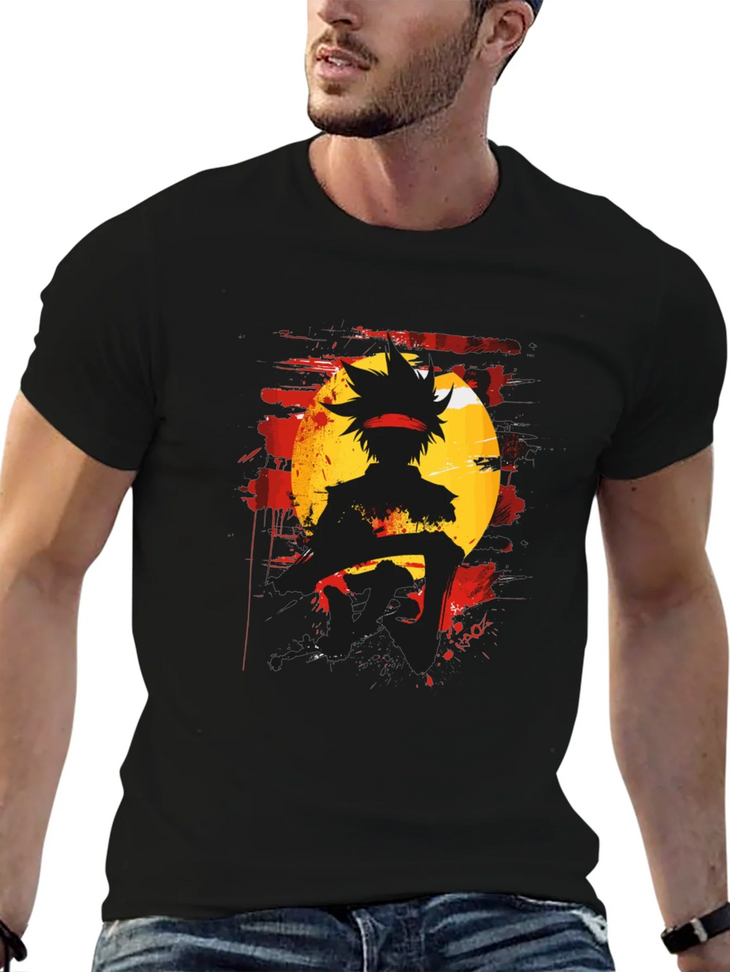 Anime Silhouette Graphic Tee product image 4